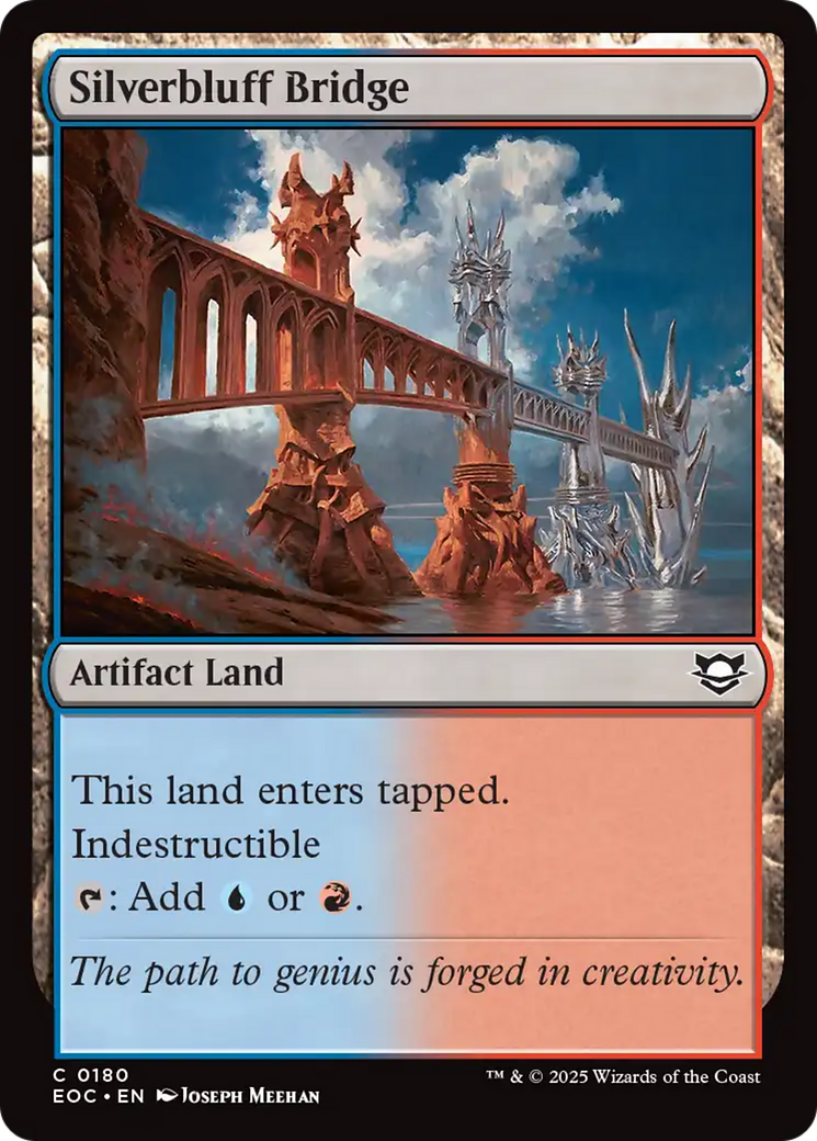 Silverbluff Bridge [Edge of Eternities Commander] | Card Merchant Takapuna