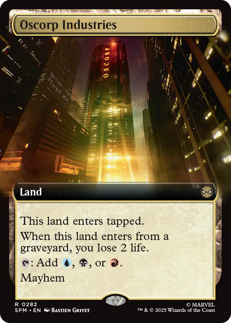 Oscorp Industries (Extended Art) [Marvel's Spider-Man] | Card Merchant Takapuna