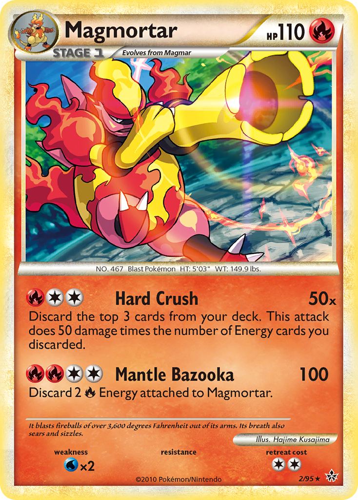 Magmortar (2/95) [HeartGold & SoulSilver: Unleashed] | Card Merchant Takapuna