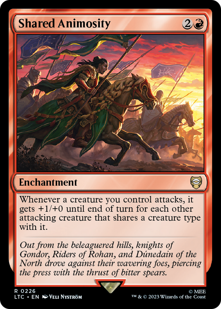 Shared Animosity [The Lord of the Rings: Tales of Middle-Earth Commander] | Card Merchant Takapuna