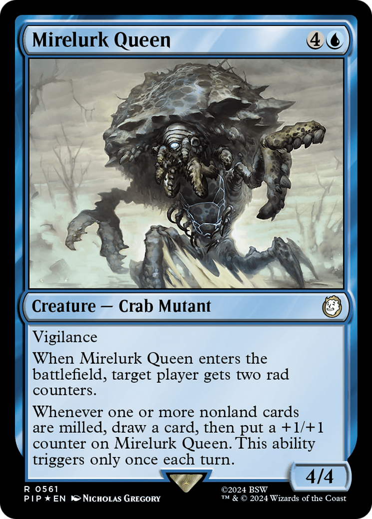 Mirelurk Queen (Surge Foil) [Fallout] | Card Merchant Takapuna