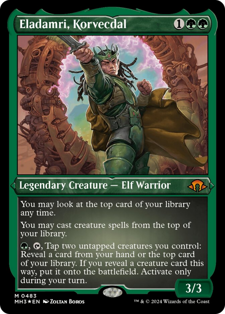 Eladamri, Korvecdal (Foil Etched) [Modern Horizons 3] | Card Merchant Takapuna