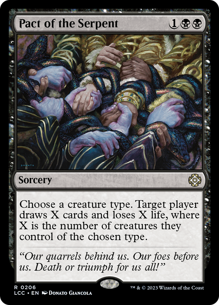 Pact of the Serpent [The Lost Caverns of Ixalan Commander] | Card Merchant Takapuna