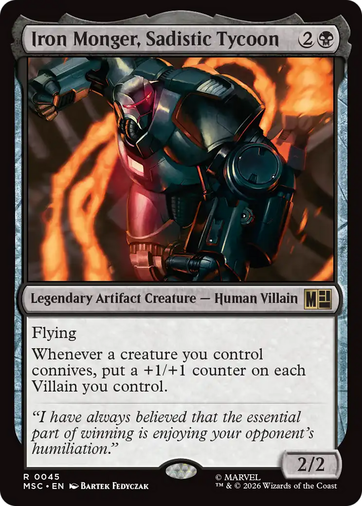 Iron Monger, Sadistic Tycoon [Marvel Super Heroes Commander] | Card Merchant Takapuna