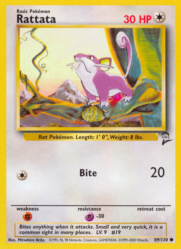 Rattata (89/130) [Base Set 2] | Card Merchant Takapuna