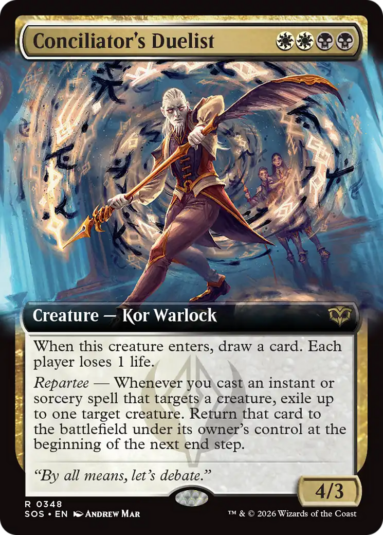 Conciliator's Duelist (Extended Art) [Secrets of Strixhaven] | Card Merchant Takapuna