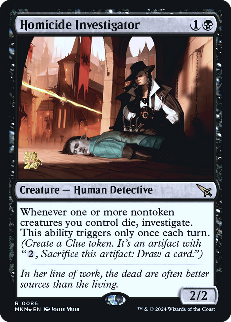 Homicide Investigator [Murders at Karlov Manor Prerelease Promos] | Card Merchant Takapuna