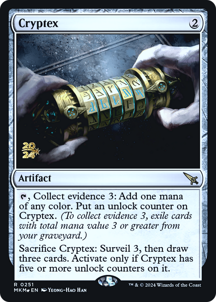Cryptex [Murders at Karlov Manor Prerelease Promos] | Card Merchant Takapuna