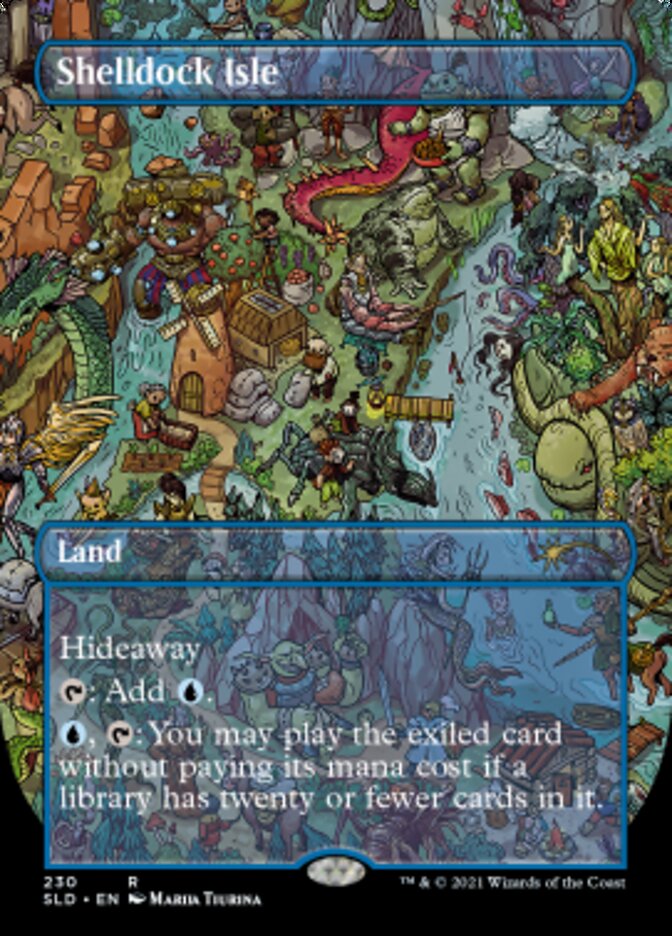 Shelldock Isle (230) (Borderless) [Secret Lair Drop Series] | Card Merchant Takapuna