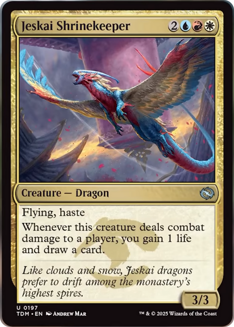 Jeskai Shrinekeeper [Tarkir: Dragonstorm] | Card Merchant Takapuna