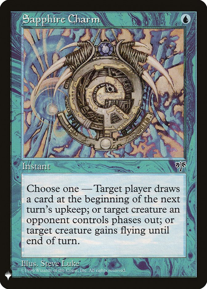 Sapphire Charm [Mystery Booster] | Card Merchant Takapuna