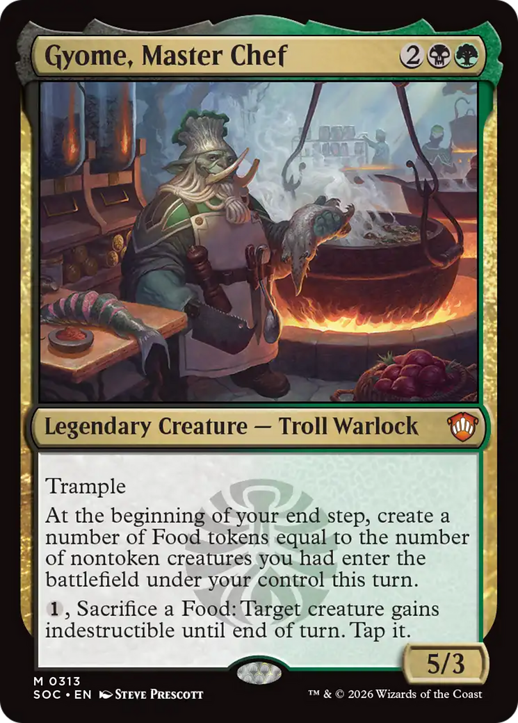 Gyome, Master Chef [Secrets of Strixhaven Commander] | Card Merchant Takapuna