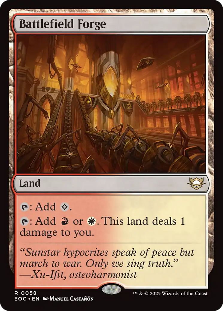 Battlefield Forge [Edge of Eternities Commander] | Card Merchant Takapuna