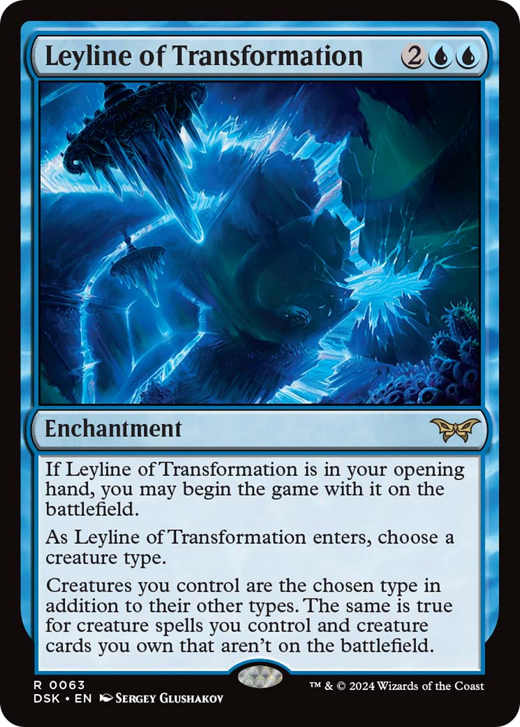 Leyline of Transformation [Duskmourn: House of Horror] | Card Merchant Takapuna