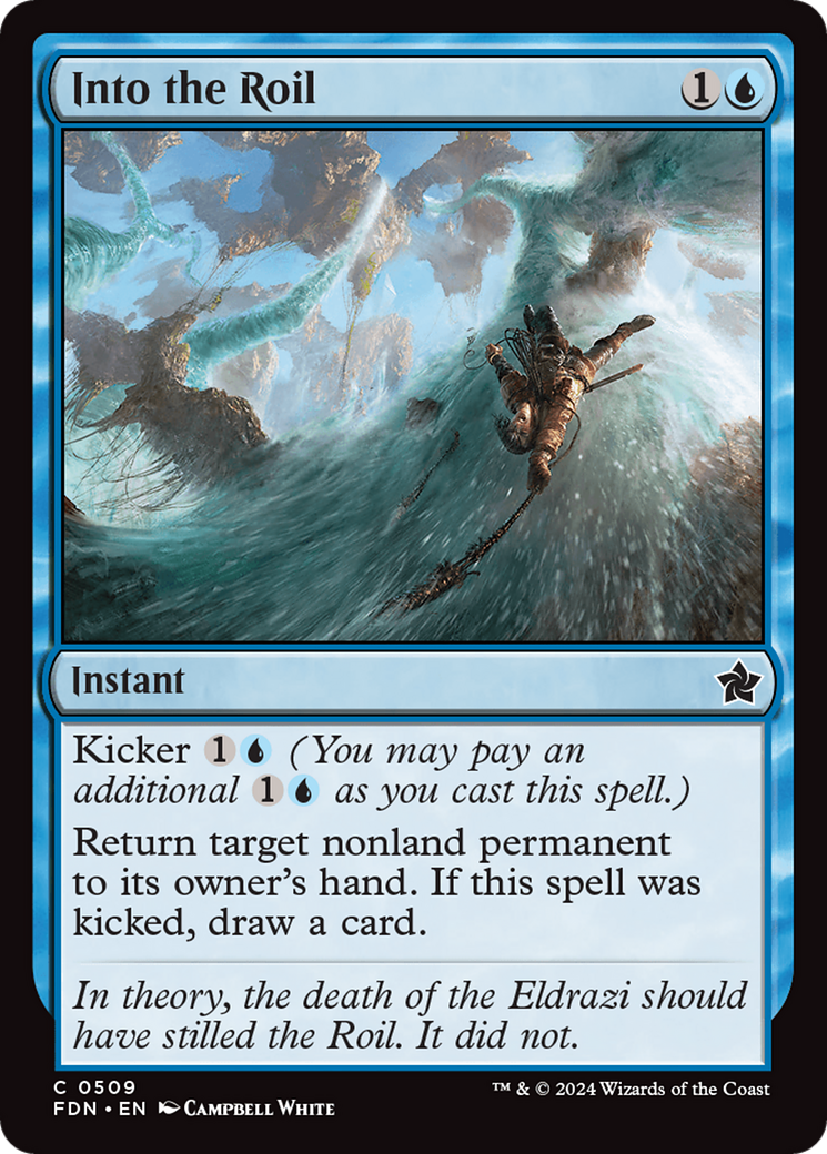 Into the Roil [Foundations] | Card Merchant Takapuna