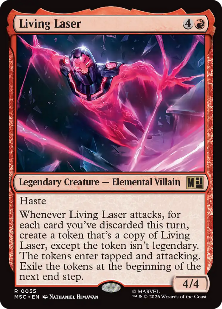 Living Laser (Surge Foil) [Marvel Super Heroes Commander] | Card Merchant Takapuna