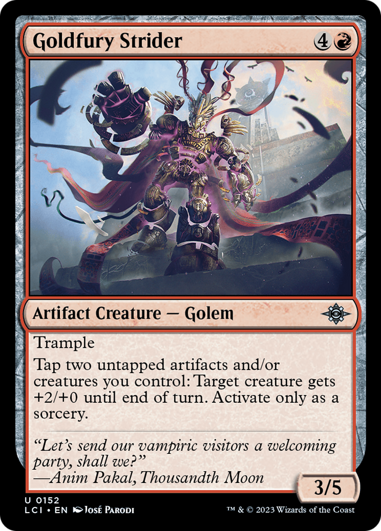 Goldfury Strider [The Lost Caverns of Ixalan] | Card Merchant Takapuna