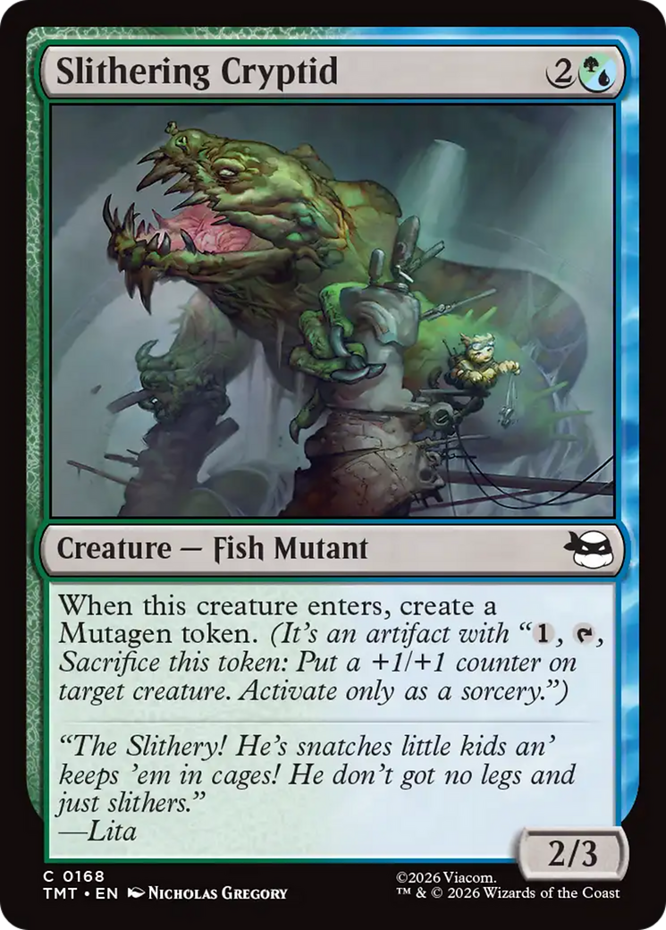Slithering Cryptid [Teenage Mutant Ninja Turtles] | Card Merchant Takapuna
