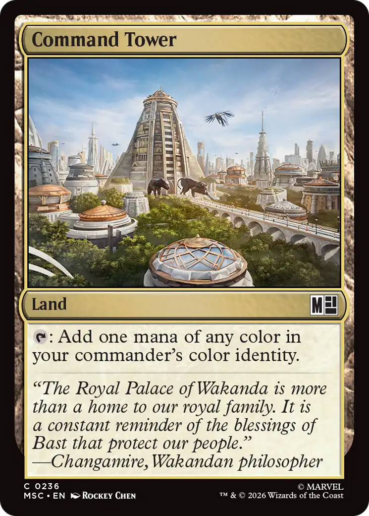 Command Tower (0236) (Surge Foil) [Marvel Super Heroes Commander] | Card Merchant Takapuna