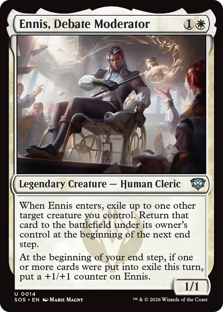 Ennis, Debate Moderator [Secrets of Strixhaven] | Card Merchant Takapuna