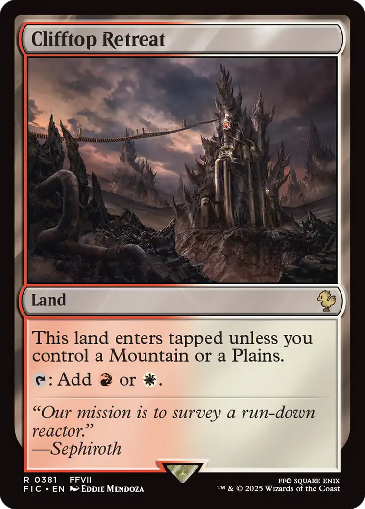 Clifftop Retreat [FINAL FANTASY Commander] | Card Merchant Takapuna