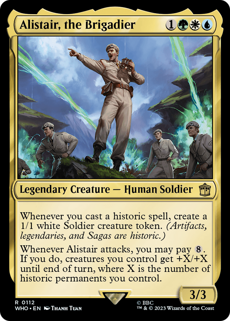 Alistair, the Brigadier [Doctor Who] | Card Merchant Takapuna