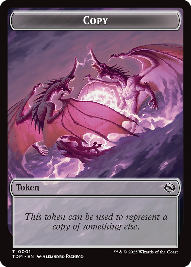 Solider (0032) // Copy Double-Sided Token [Tarkir: Dragonstorm Commander Tokens] | Card Merchant Takapuna