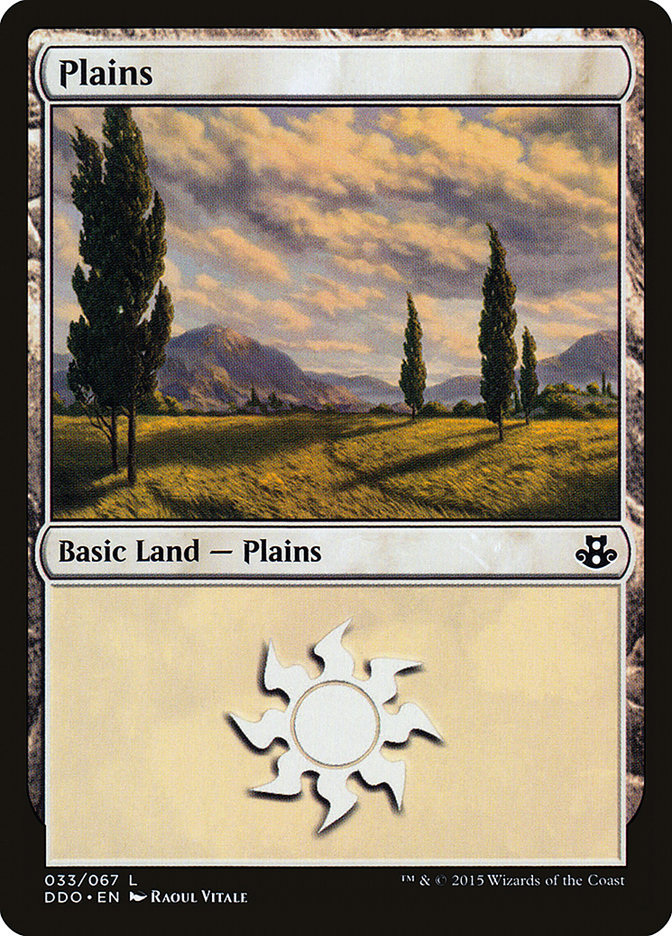 Plains (33) [Duel Decks: Elspeth vs. Kiora] | Card Merchant Takapuna