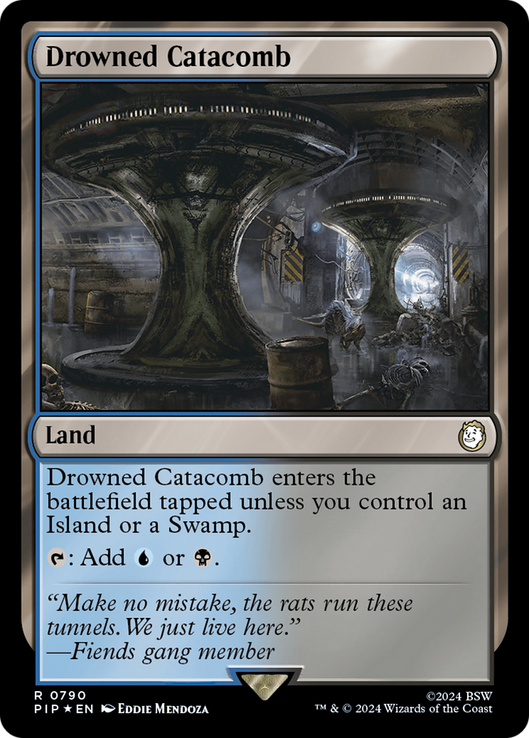 Drowned Catacomb (Surge Foil) [Fallout] | Card Merchant Takapuna