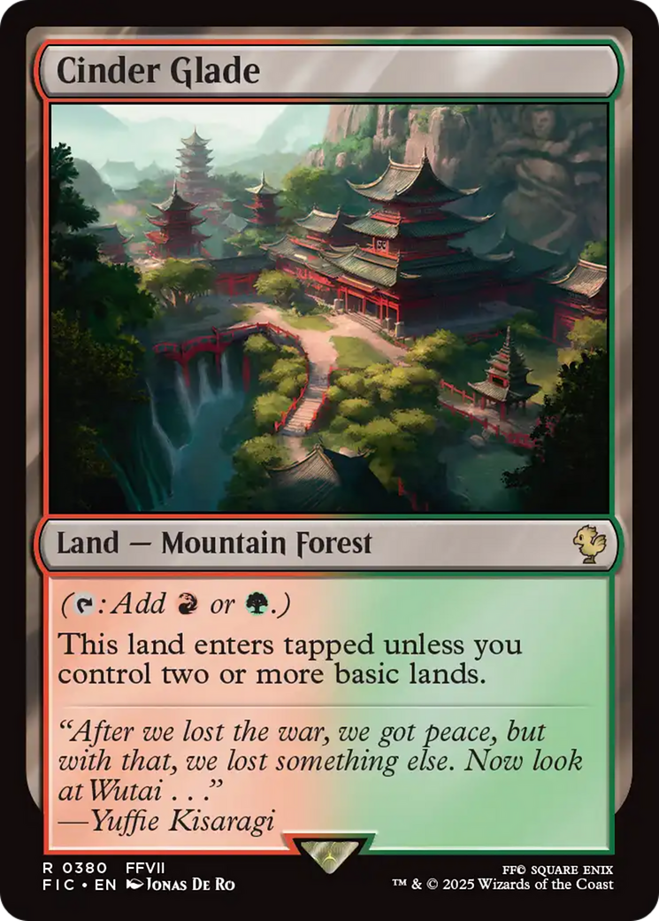Cinder Glade [FINAL FANTASY Commander] | Card Merchant Takapuna