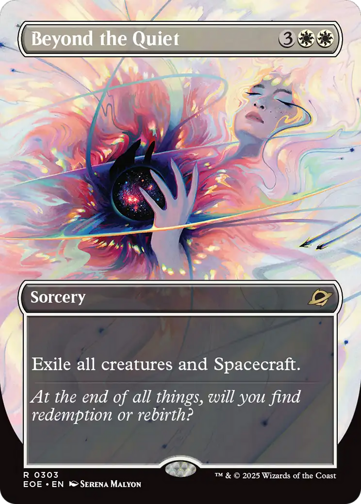 Beyond the Quiet (Borderless) [Edge of Eternities] | Card Merchant Takapuna