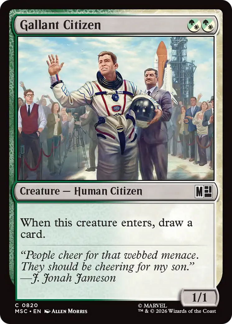 Gallant Citizen [Marvel Super Heroes Commander] | Card Merchant Takapuna