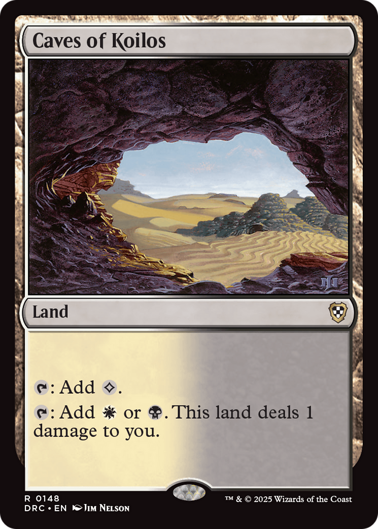 Caves of Koilos [Aetherdrift Commander] | Card Merchant Takapuna