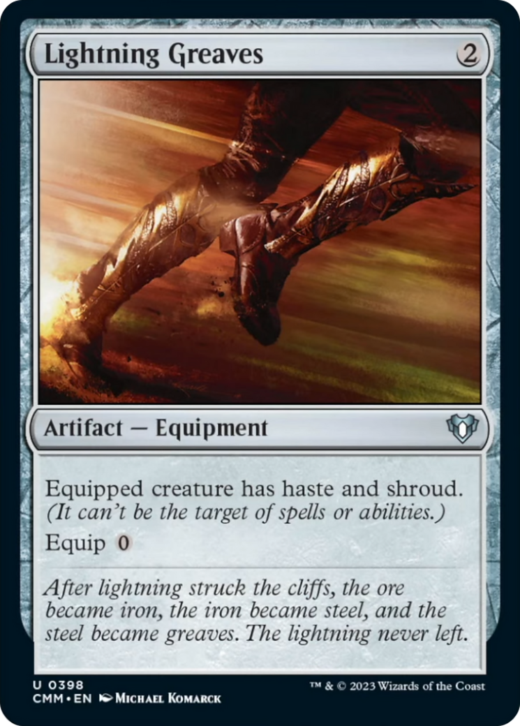 Lightning Greaves [Commander Masters] | Card Merchant Takapuna