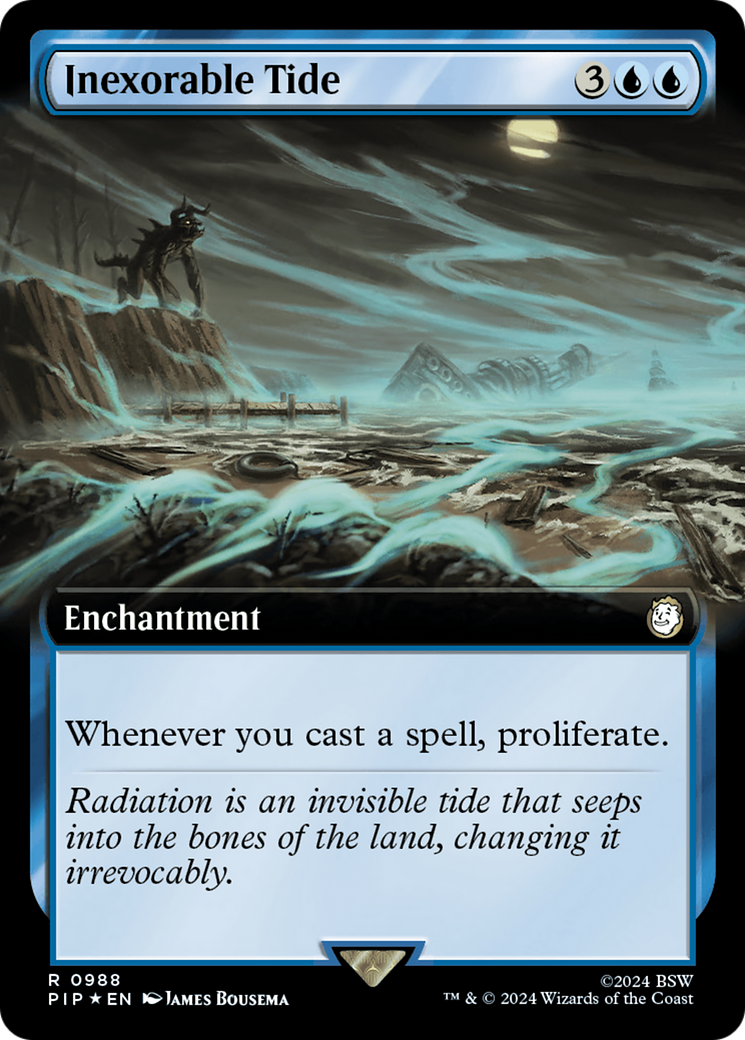 Inexorable Tide (Extended Art) (Surge Foil) [Fallout] | Card Merchant Takapuna