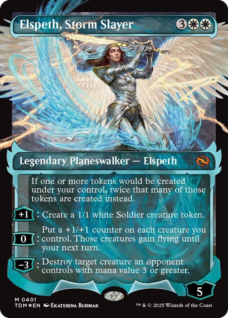 Elspeth, Storm Slayer (Showcase) [Tarkir: Dragonstorm] | Card Merchant Takapuna