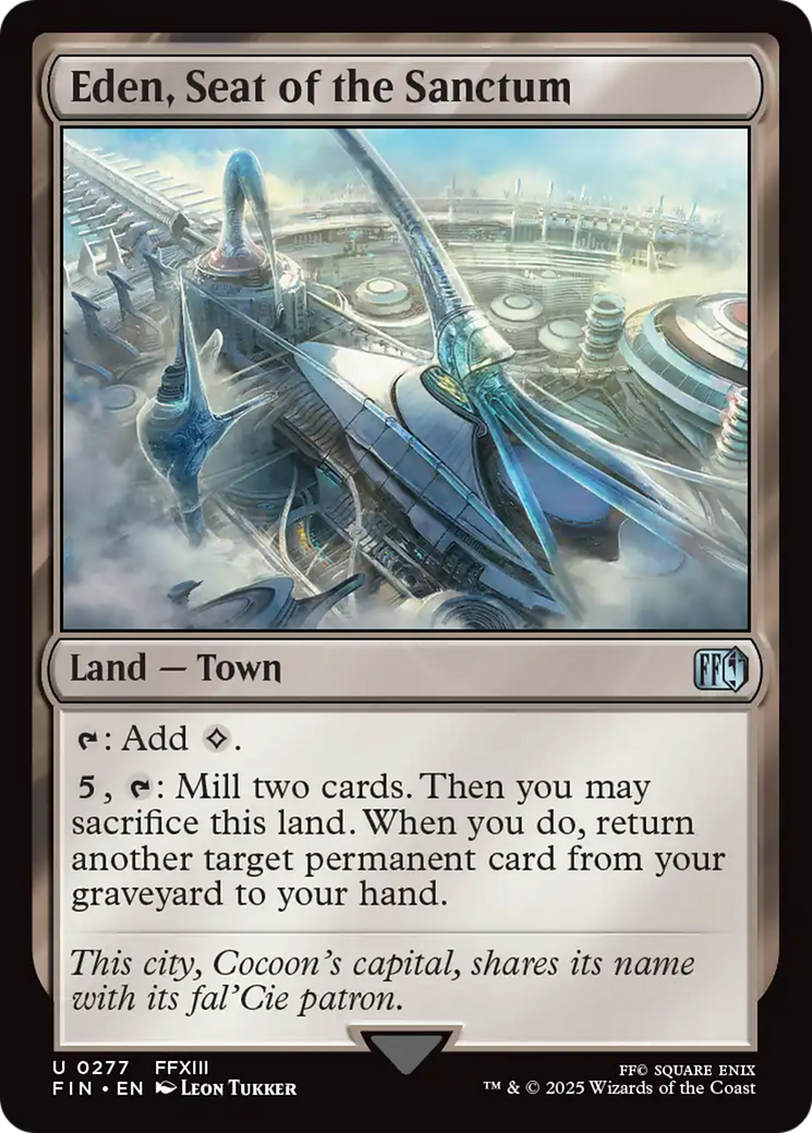 Eden, Seat of the Sanctum [FINAL FANTASY] | Card Merchant Takapuna