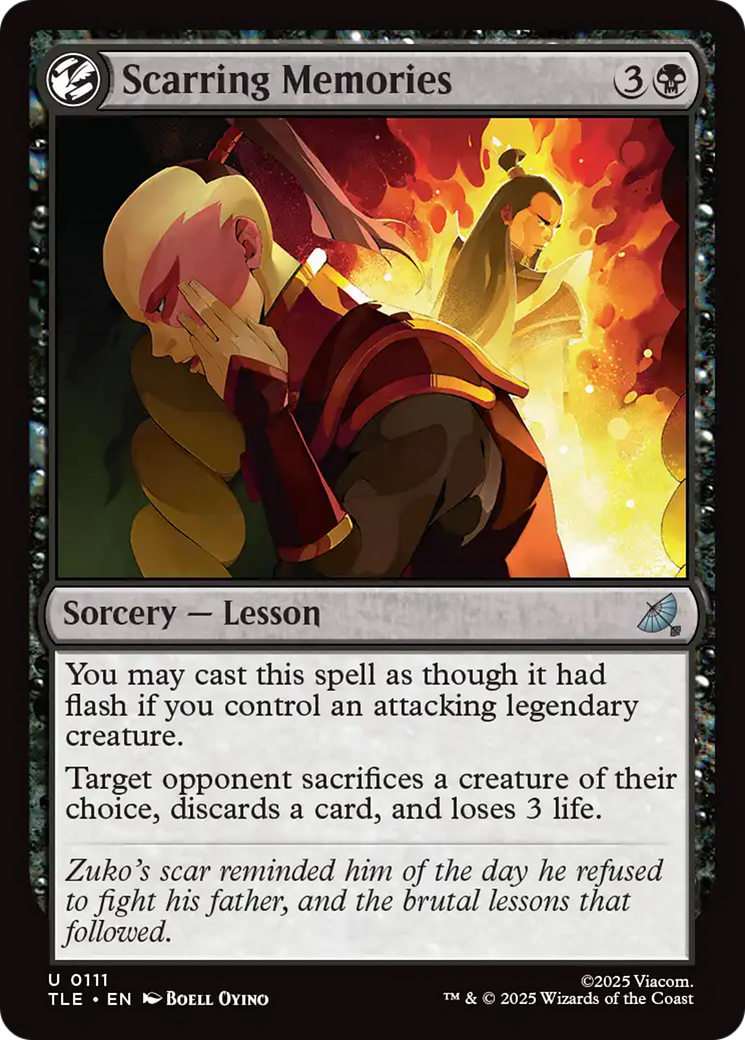 Scarring Memories [Avatar: The Last Airbender: Eternal-Legal] | Card Merchant Takapuna