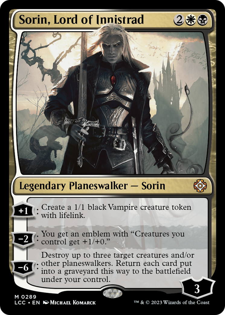 Sorin, Lord of Innistrad [The Lost Caverns of Ixalan Commander] | Card Merchant Takapuna