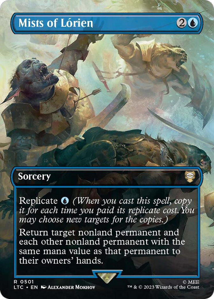Mists of Lorien (Borderless) [The Lord of the Rings: Tales of Middle-Earth Commander] | Card Merchant Takapuna