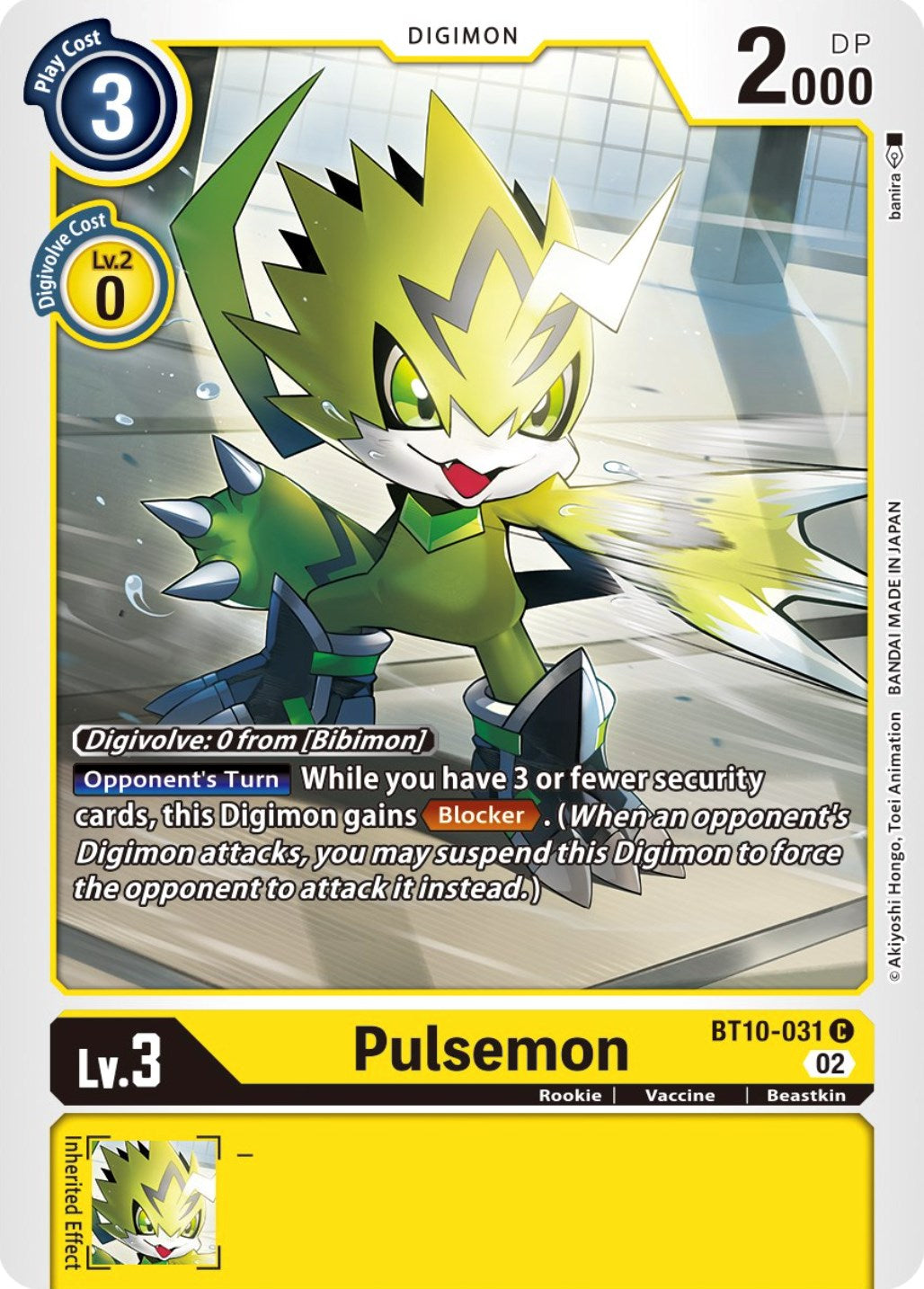 Pulsemon [BT10-031] [Xros Encounter] | Card Merchant Takapuna
