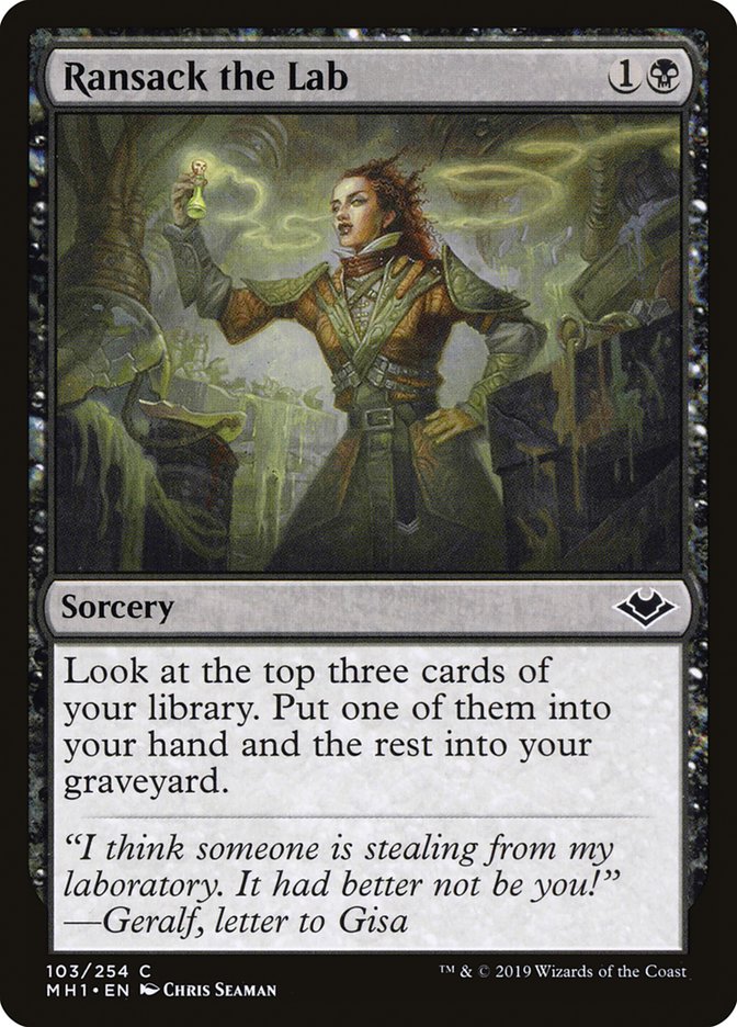 Ransack the Lab [Modern Horizons] | Card Merchant Takapuna