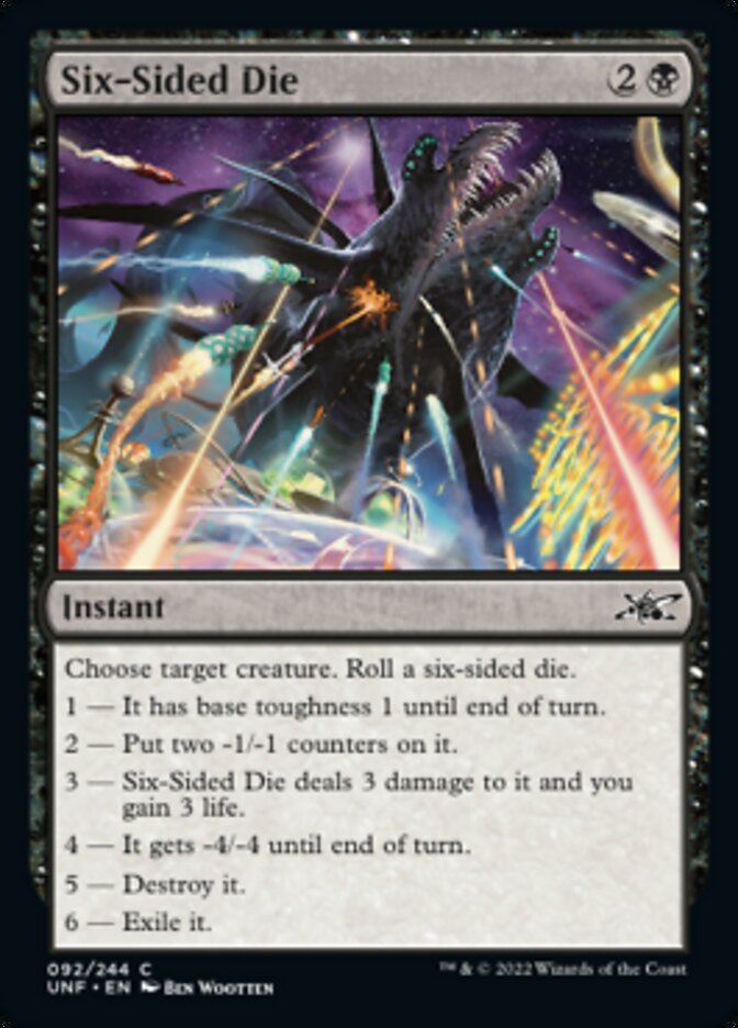 Six-Sided Die [Unfinity] | Card Merchant Takapuna