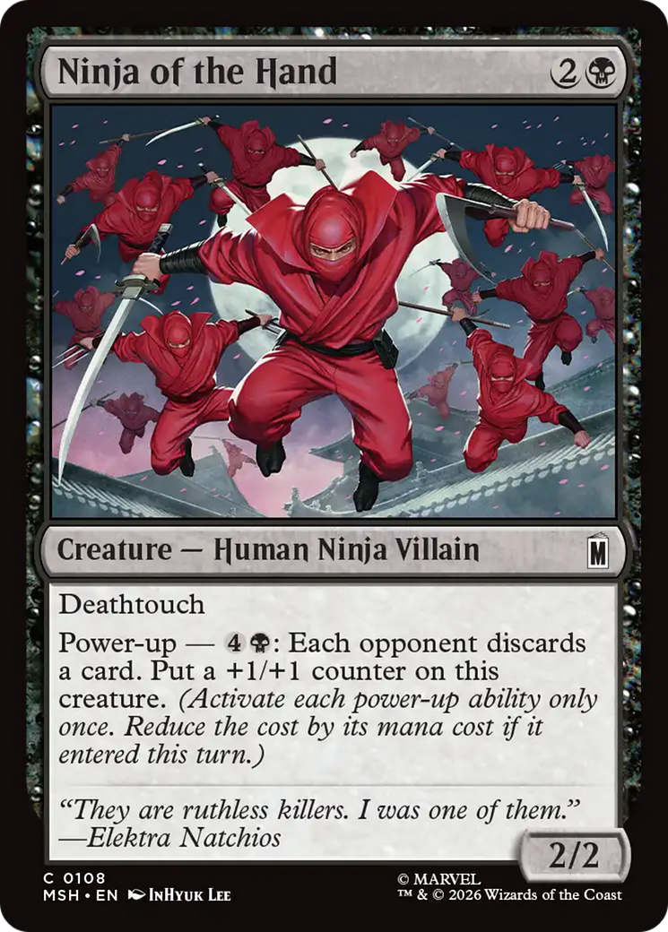 Ninja of the Hand [Marvel Super Heroes] | Card Merchant Takapuna