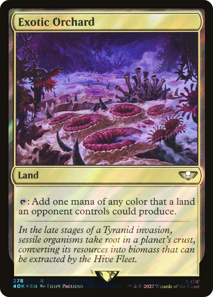 Exotic Orchard (Surge Foil) [Marvel Super Heroes Commander] | Card Merchant Takapuna