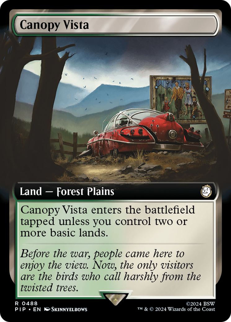 Canopy Vista (Extended Art) [Fallout] | Card Merchant Takapuna