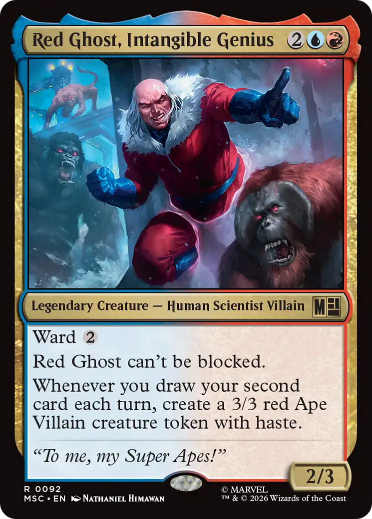 Red Ghost, Intangible Genius [Marvel Super Heroes Commander] | Card Merchant Takapuna