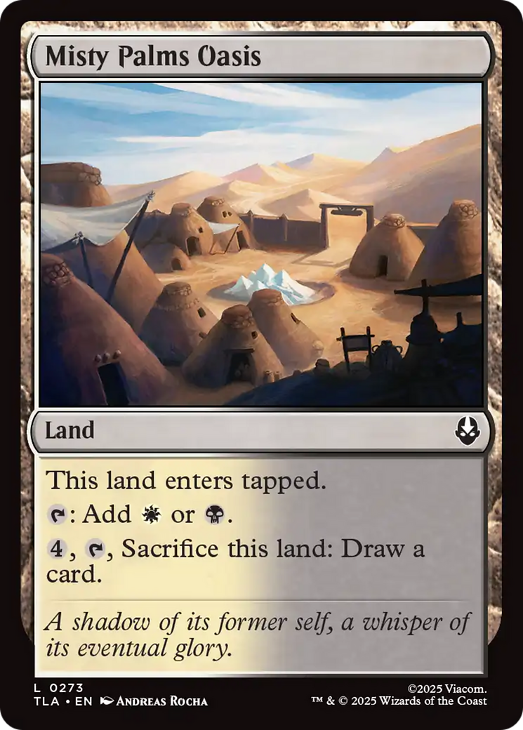 Misty Palms Oasis [Avatar: The Last Airbender] | Card Merchant Takapuna