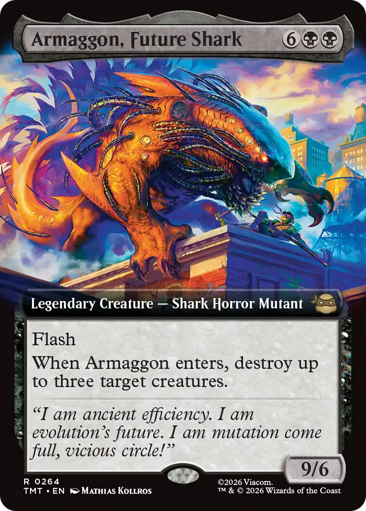 Armaggon, Future Shark (Extended Art) [Teenage Mutant Ninja Turtles] | Card Merchant Takapuna