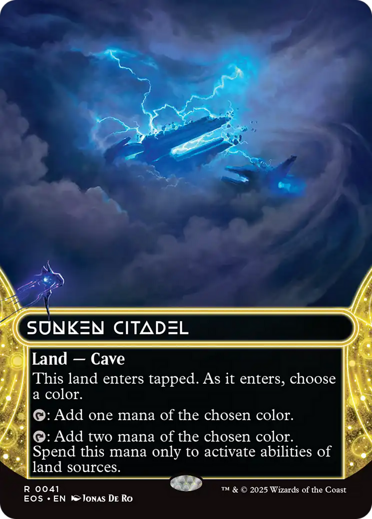 Sunken Citadel (0041) (Borderless) [Edge of Eternities: Stellar Sights] | Card Merchant Takapuna
